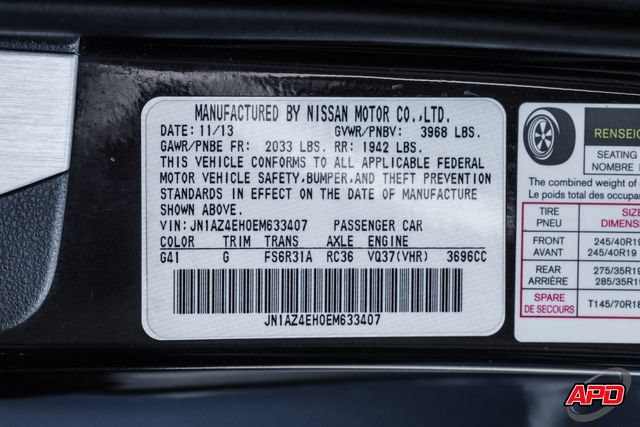 Used 2014 Nissan 370Z NISMO w/ Bose Package RWD image 73