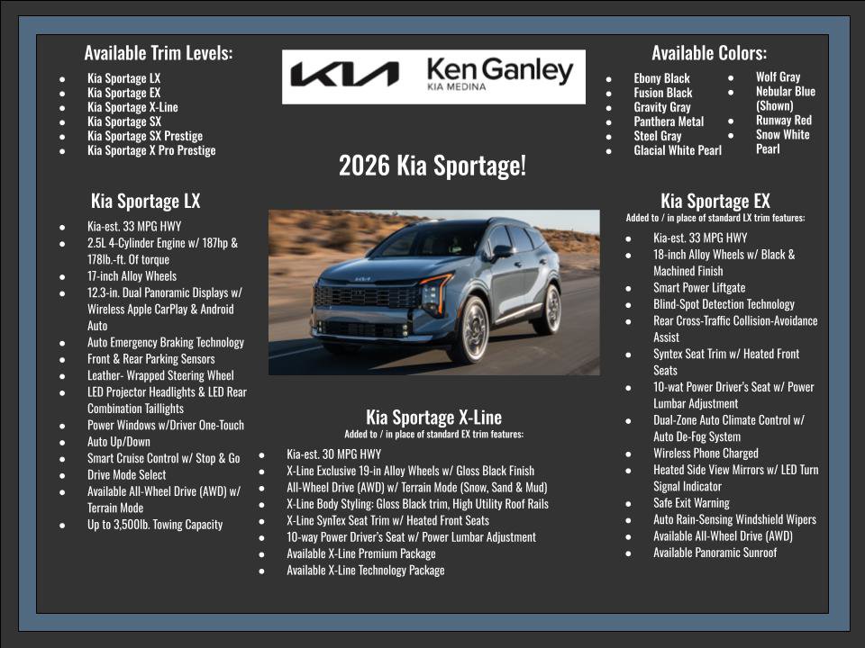 New 2026 Kia Sportage EX AWD/4WD image 28