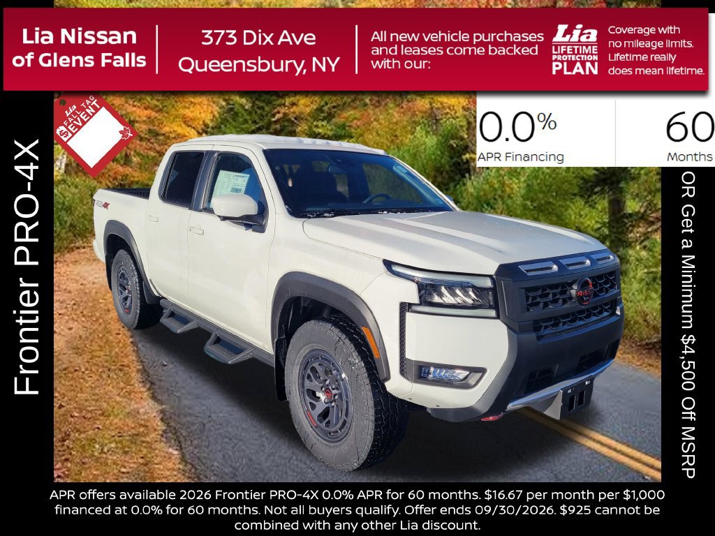 New 2026 Nissan Frontier PRO-4X w/ Pro-4x Convenience Package