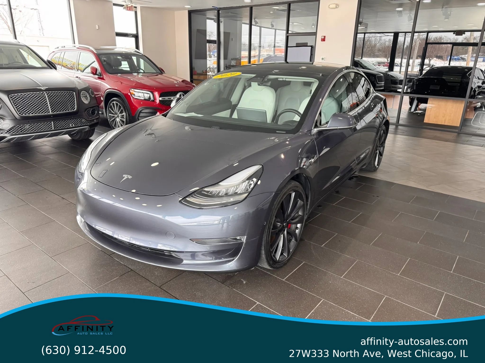 Used 2020 Tesla Model 3 Performance AWD/4WD image 1