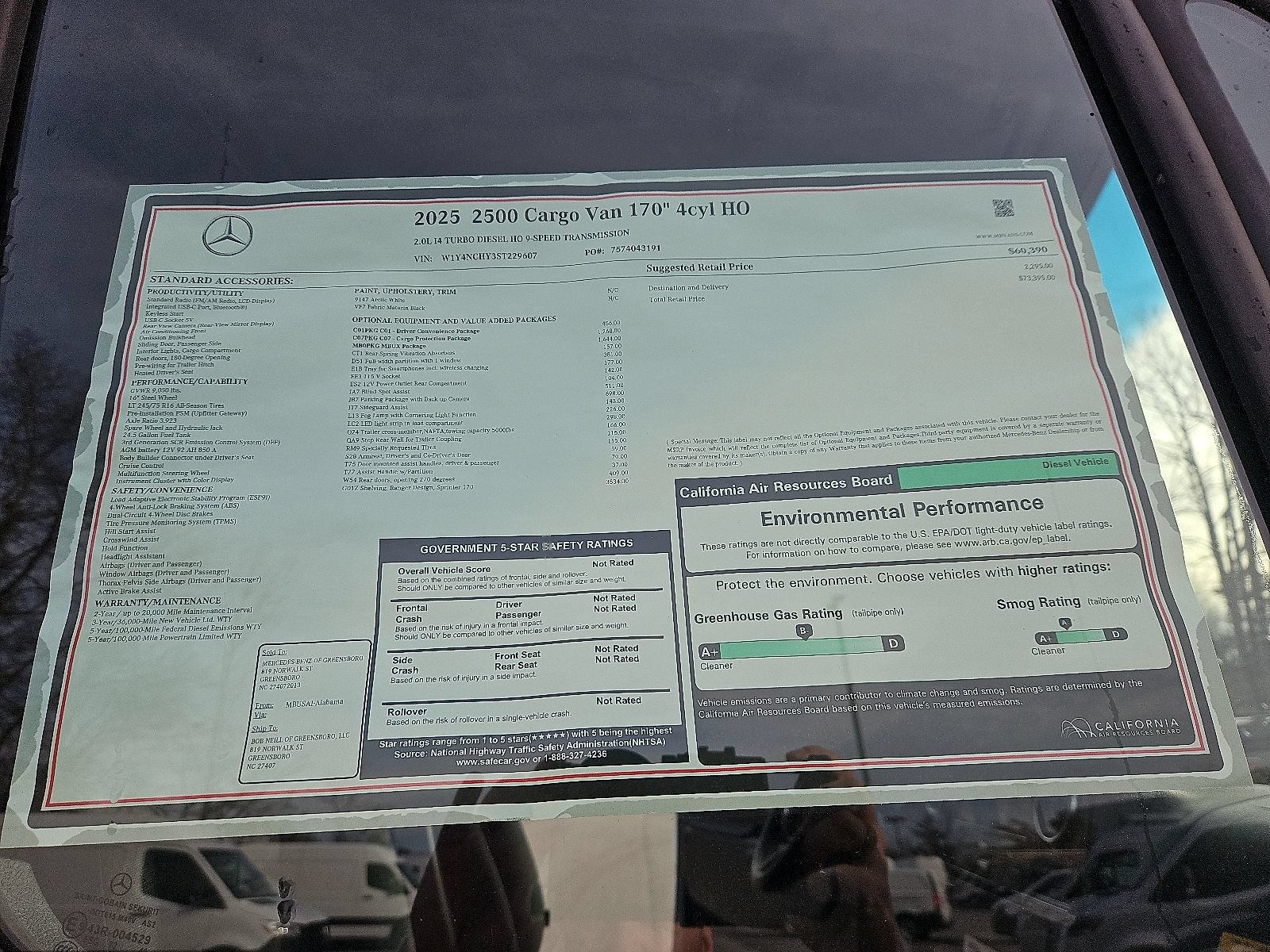New 2025 Mercedes-Benz Sprinter 2500 image 12