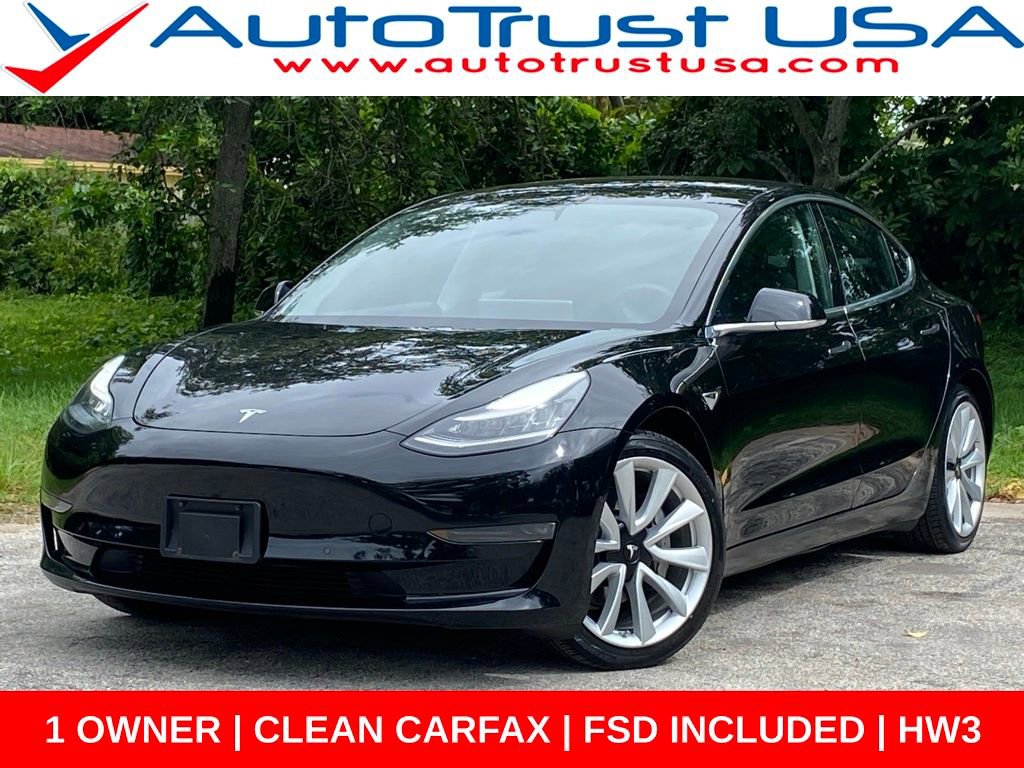 Used 2020 Tesla Model 3 Long Range AWD/4WD image 1