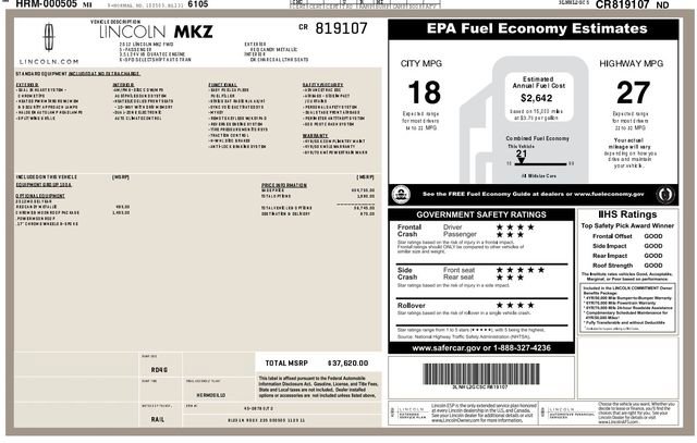 Used 2012 Lincoln MKZ image 5