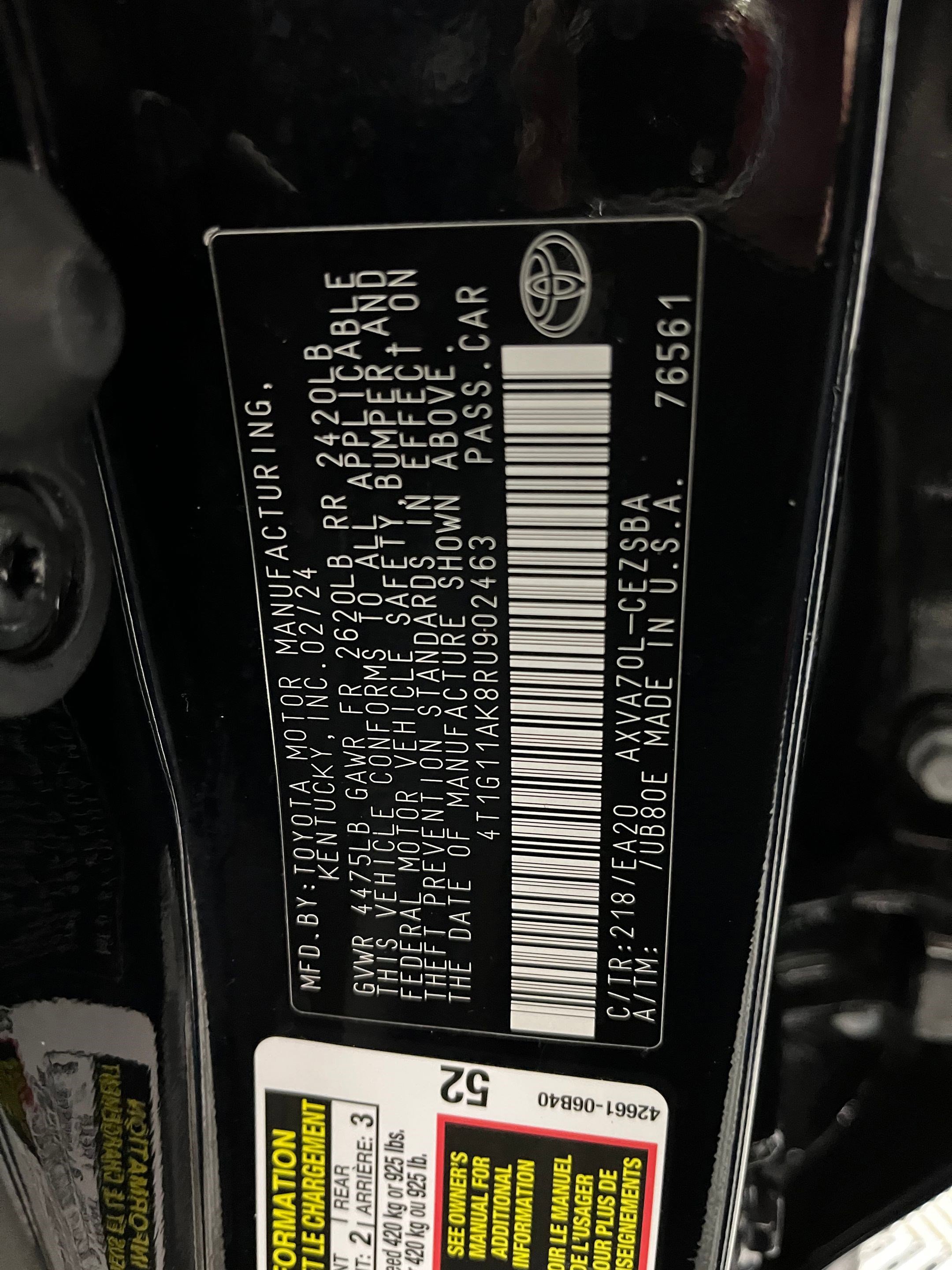 Used 2024 Toyota Camry SE image 16