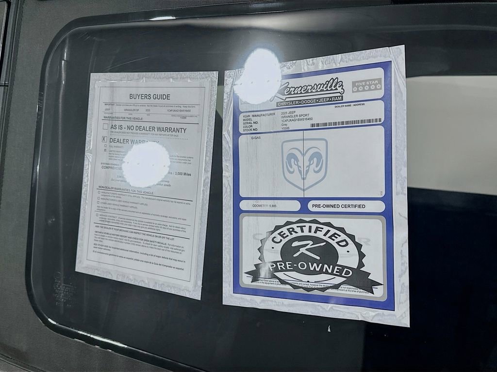 Used 2025 Jeep Wrangler Sport image 37