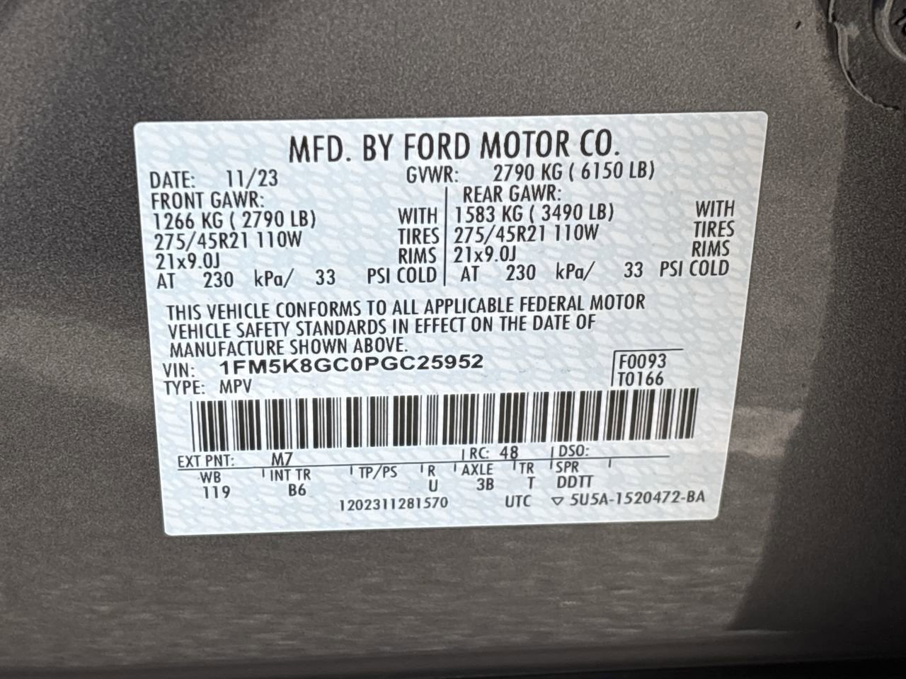 Used 2023 Ford Explorer ST w/ Equipment Group 401A image 38