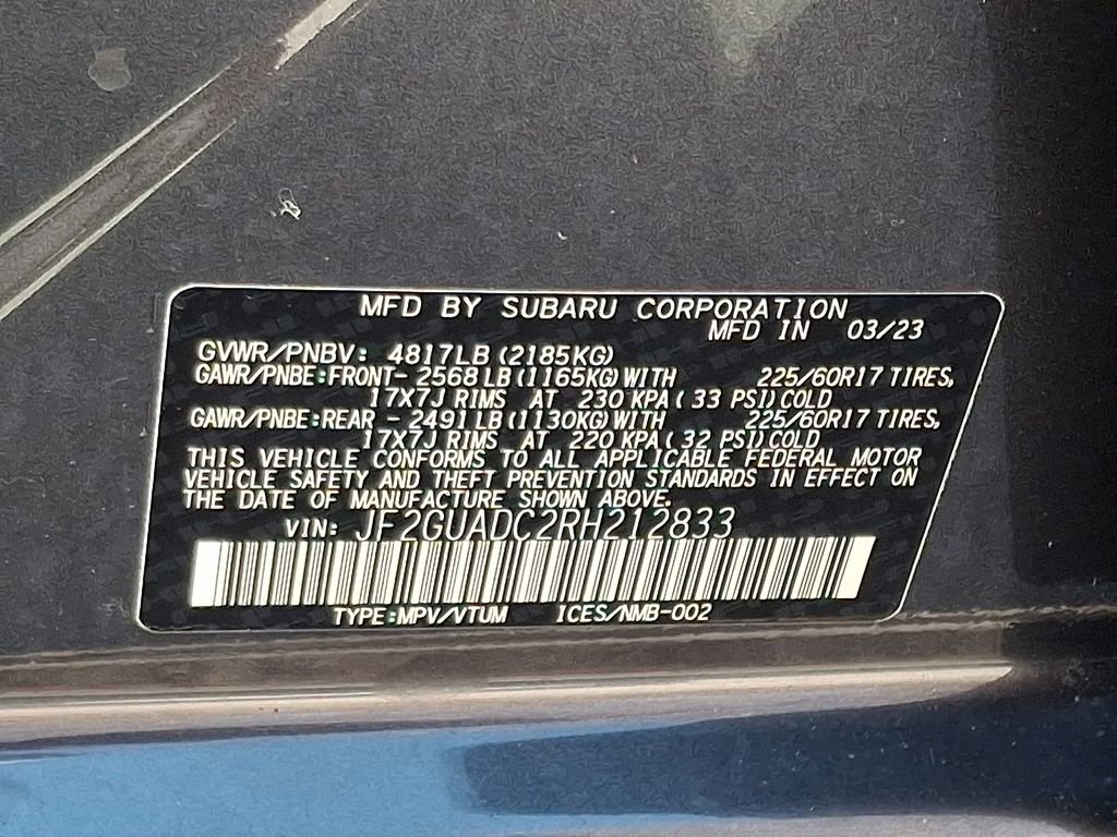 Certified 2024 Subaru Crosstrek 2.0i Premium image 28