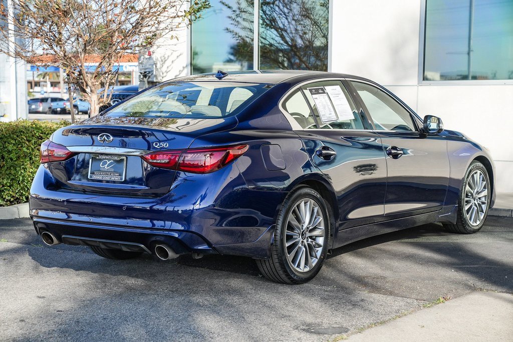 Certified 2023 INFINITI Q50 Luxe w/ Cargo Package image 6