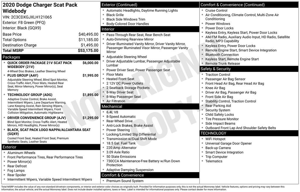 Used 2020 Dodge Charger Scat Pack RWD image 2