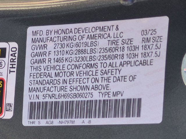 Used 2025 Honda Odyssey EX-L image 36