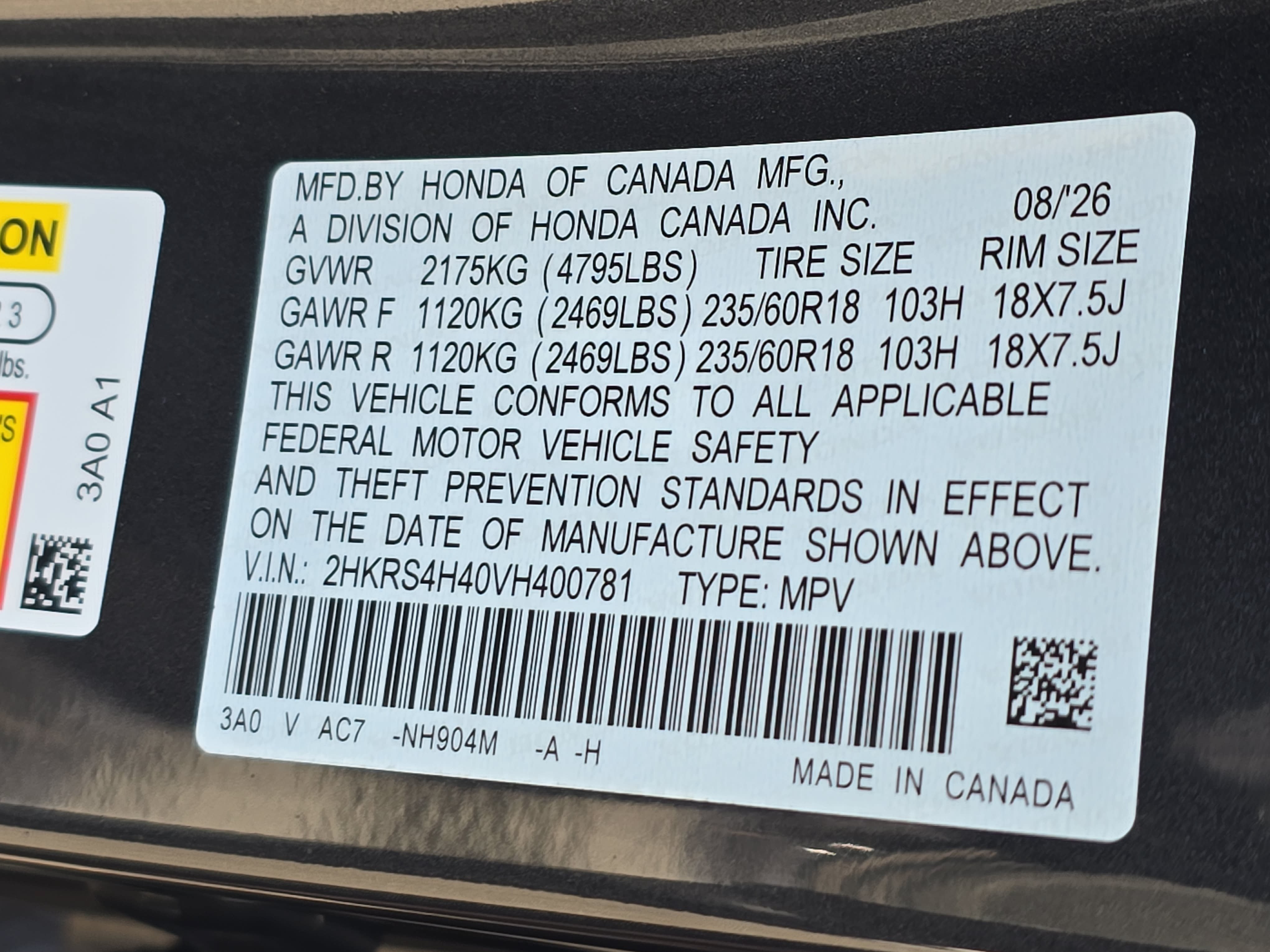 New 2027 Honda CR-V EX image 35
