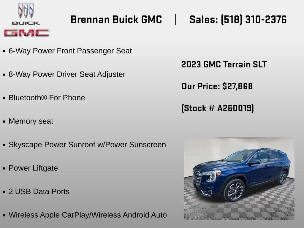 Certified 2023 GMC Terrain SLT AWD/4WD image 12