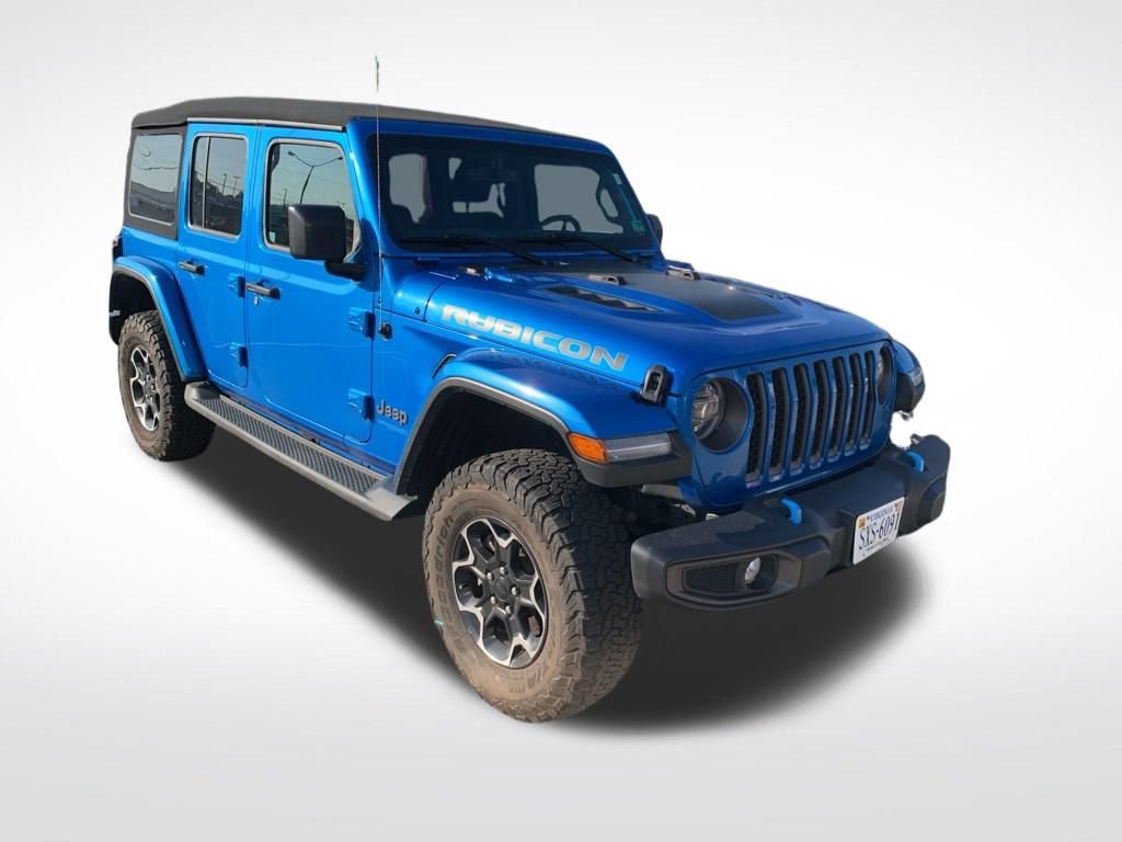 Used 2021 Jeep Wrangler Unlimited Rubicon 4xe w/ Cold Weather Group AWD/4WD image 12