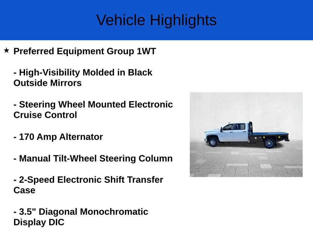 New 2026 Chevrolet Silverado 3500 W/T w/ WT Convenience Package AWD/4WD image 3