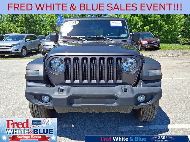 Used 2021 Jeep Wrangler Unlimited Sport w/ Sun And Sound Package AWD/4WD image 3