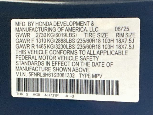 Used 2025 Honda Odyssey EX-L image 35