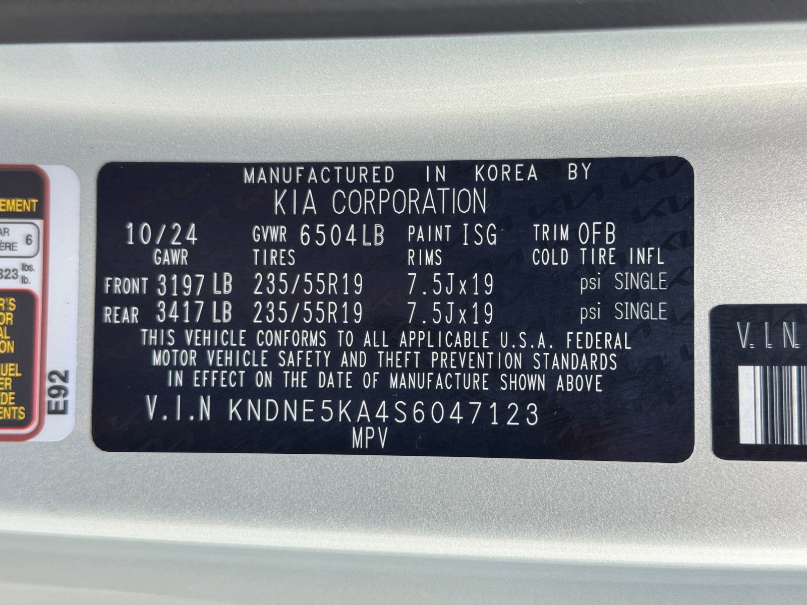 Used 2025 Kia Carnival SX w/ SX Dark Edition Package image 46