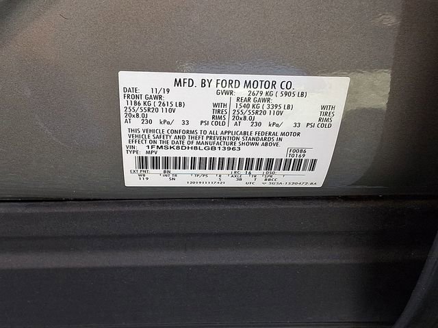 Used 2020 Ford Explorer XLT w/ Equipment Group 202A AWD/4WD image 30