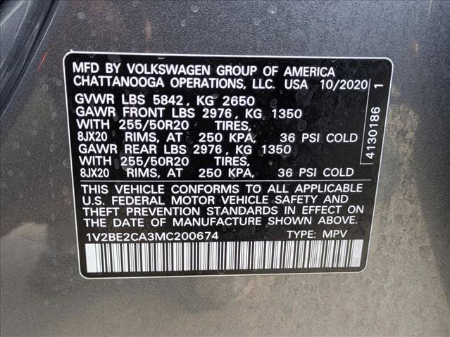 Used 2021 Volkswagen Atlas Cross Sport SEL image 25