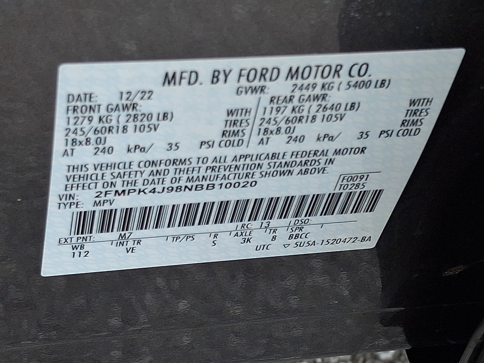 Used 2022 Ford Edge SEL w/ Convenience Package AWD/4WD image 27