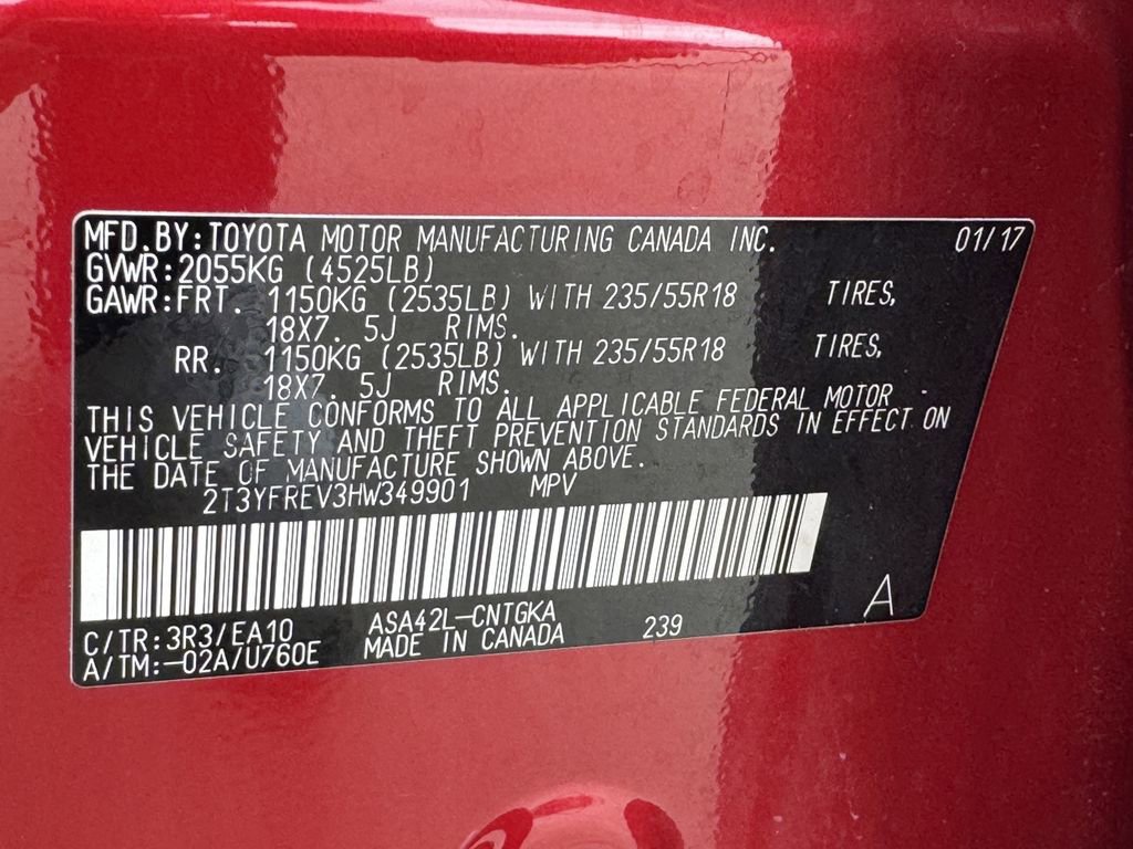 Used 2017 Toyota RAV4 Limited FWD image 32