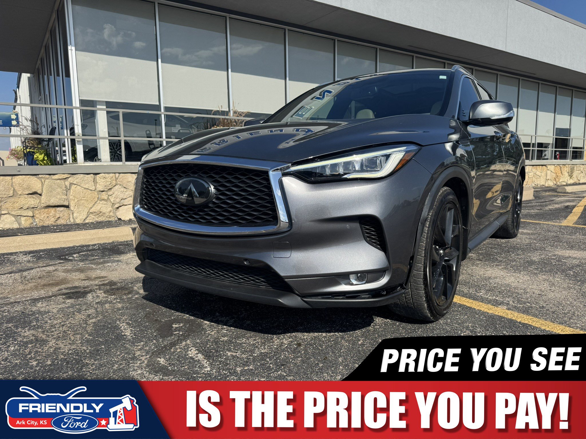 Used 2021 INFINITI QX50 Autograph w/ Premium White Leather Package