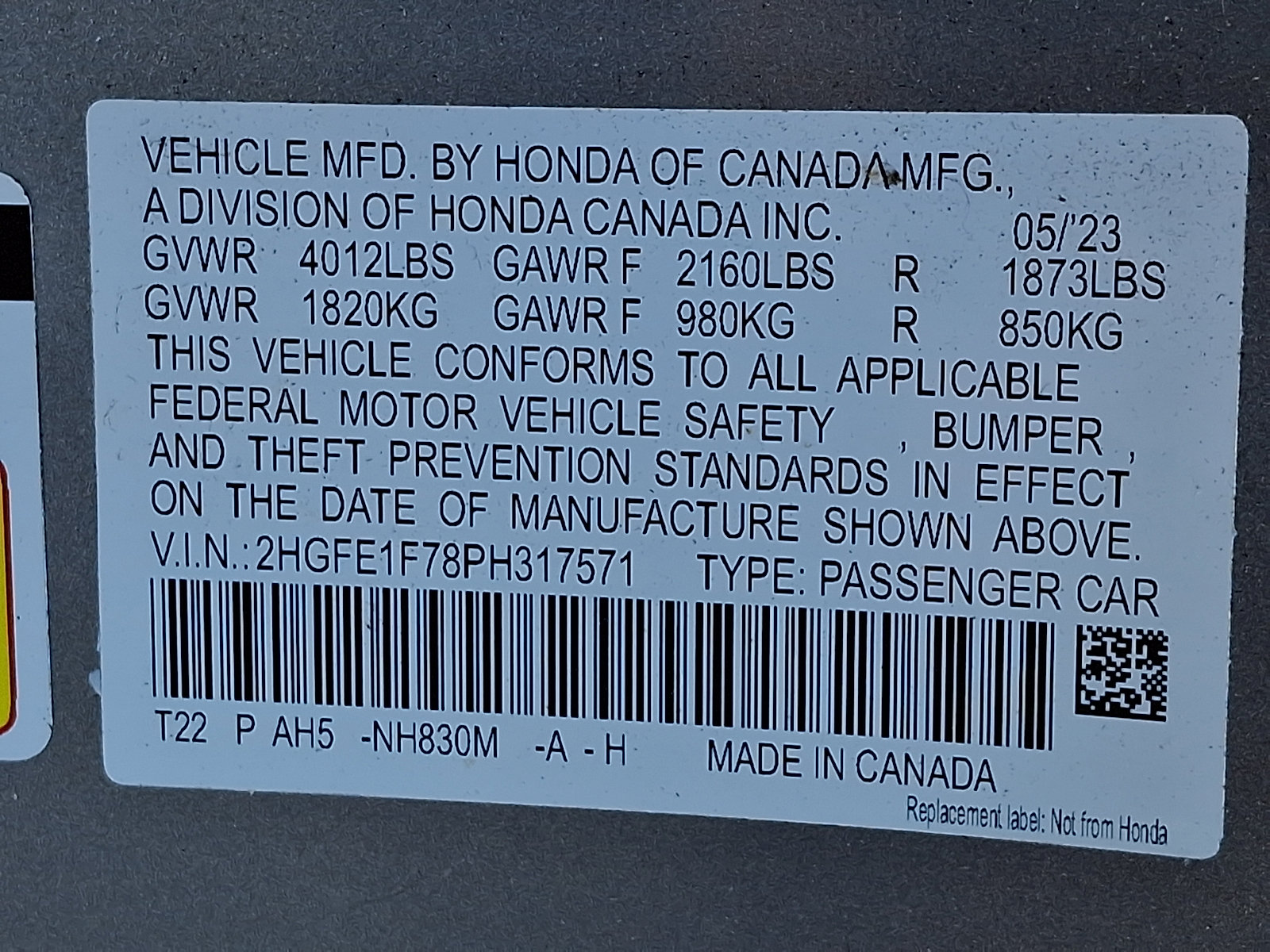 Used 2023 Honda Civic EX image 29