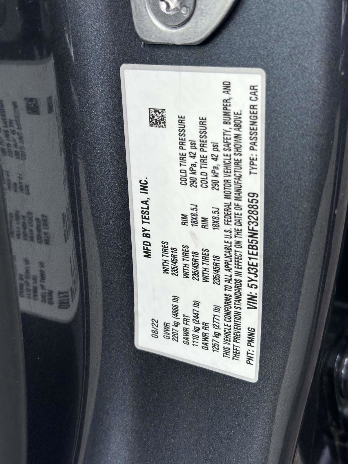 Used 2022 Tesla Model 3 Long Range image 15