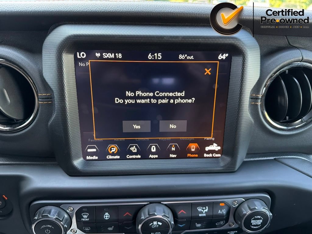 Certified 2022 Jeep Gladiator Overland AWD/4WD image 88