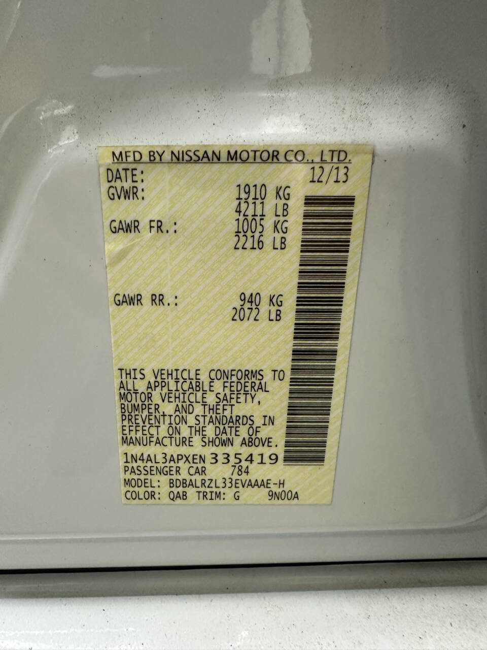 Used 2014 Nissan Altima 2.5 S w/ Display Audio Package FWD image 30