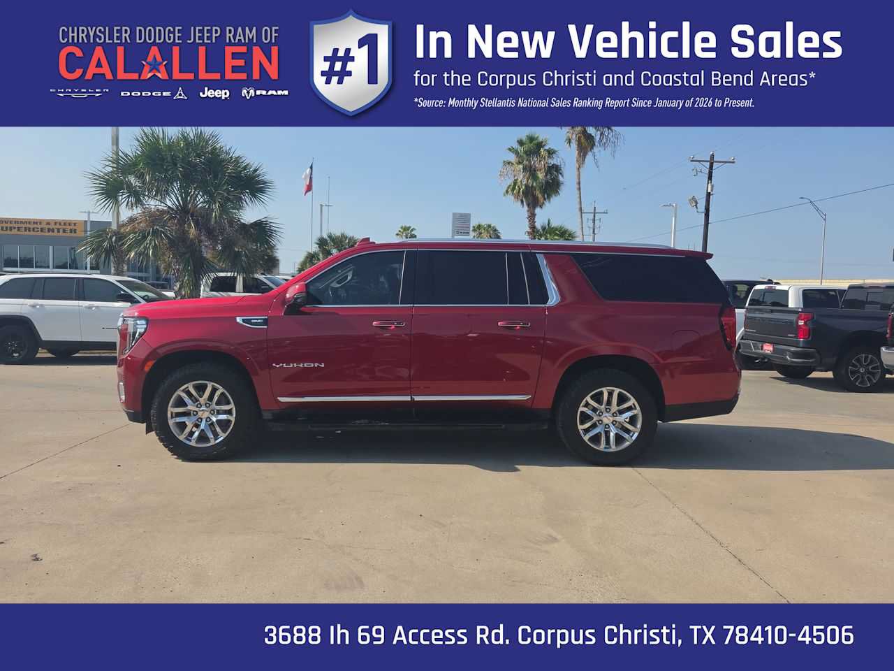 Used 2023 GMC Yukon XL SLT w/ SLT Premium Package RWD image 11