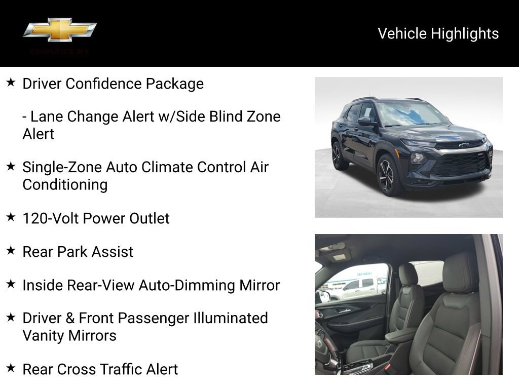 Certified 2023 Chevrolet TrailBlazer RS w/ Convenience Package FWD image 21