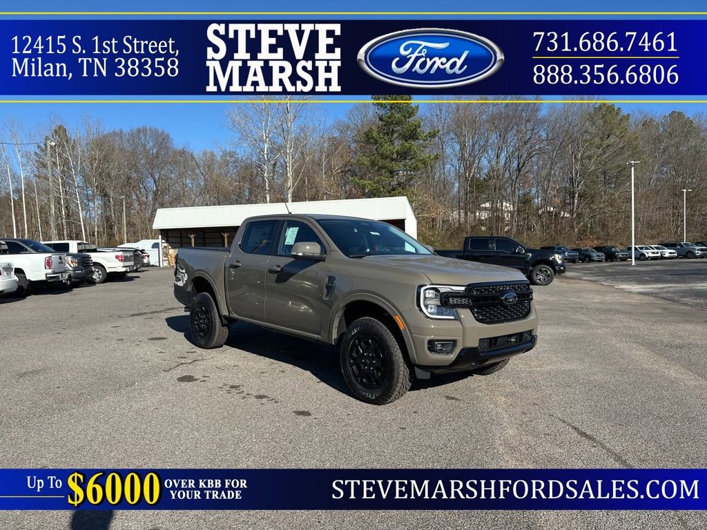 New 2025 Ford Ranger Lariat w/ FX4 Off-Road Package