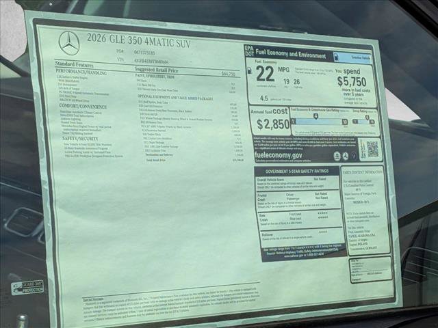 New 2026 Mercedes-Benz GLE 350 4MATIC image 20