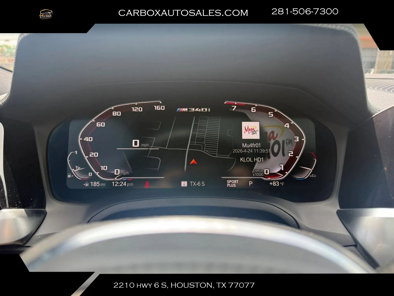 Used 2020 BMW M340i w/ Parking Assistance Package RWD image 12