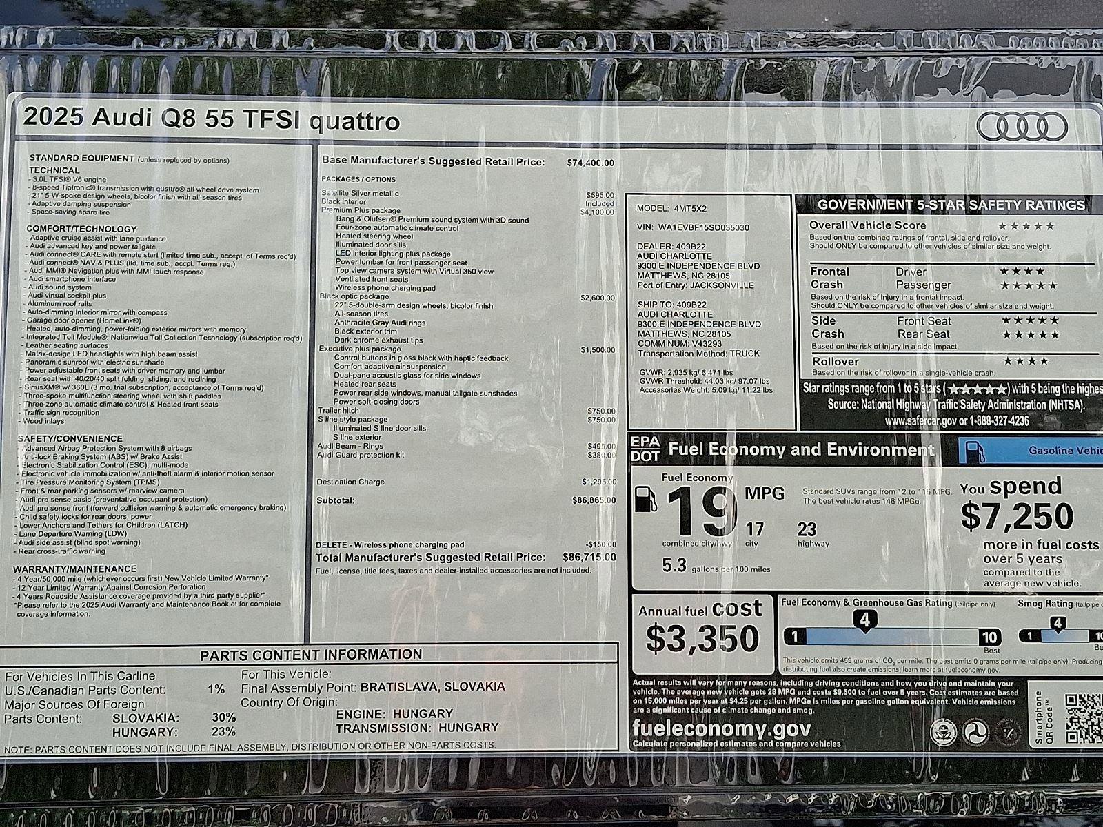 New 2025 Audi Q8 Premium Plus image 25