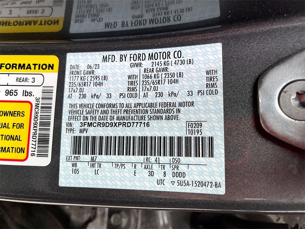 Used 2023 Ford Bronco Sport Badlands image 29