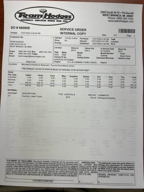 Used 2024 RAM 3500 Big Horn image 3