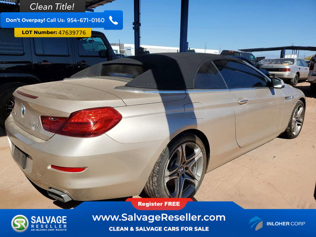 Used 2013 BMW 650i xDrive Convertible AWD/4WD image 4