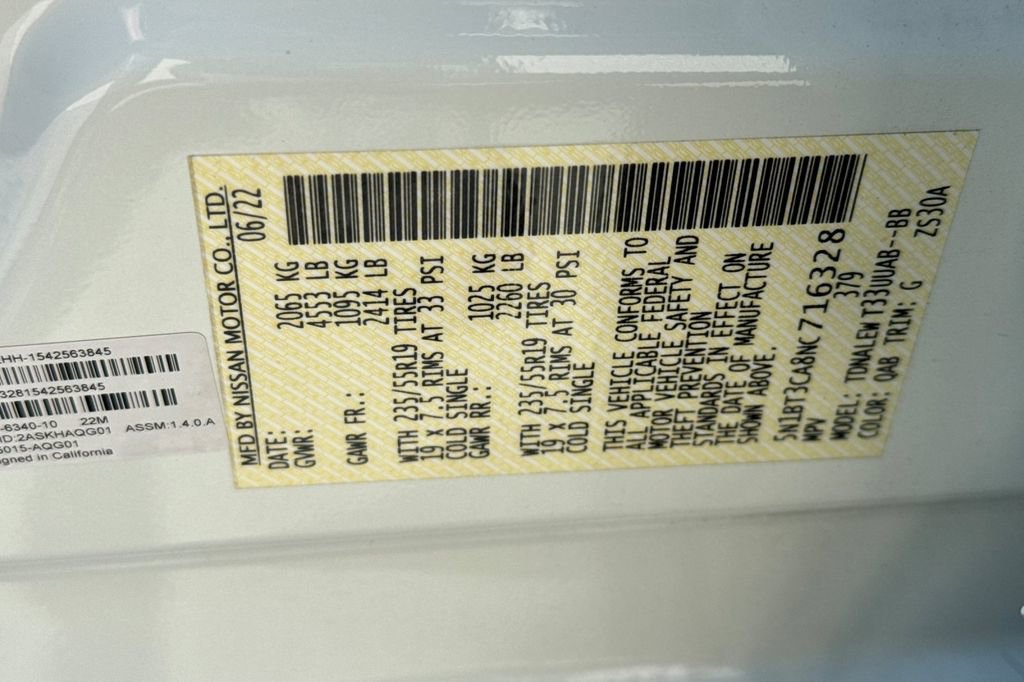 Used 2022 Nissan Rogue SL w/ SL Premium Package image 37