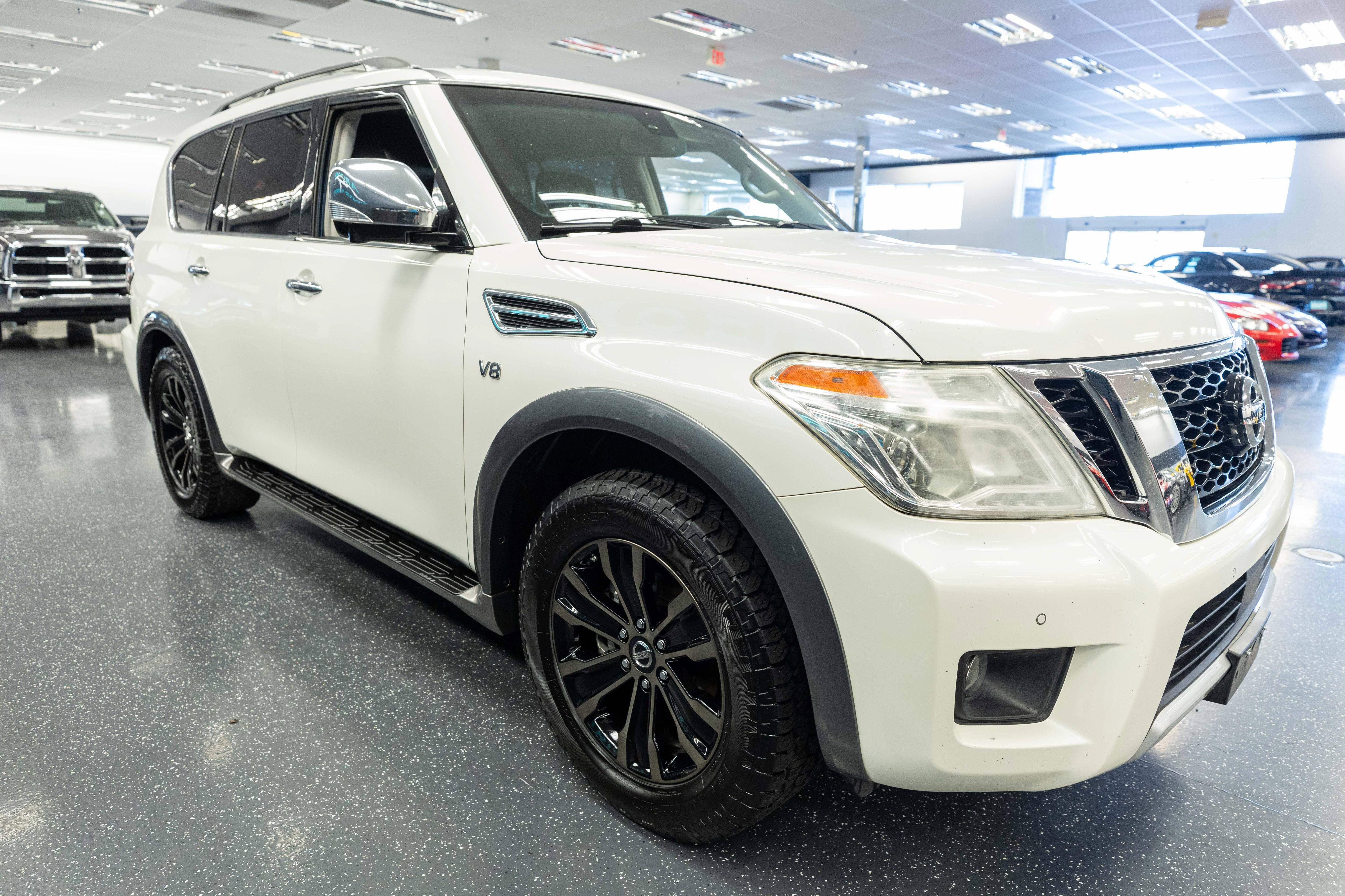 Used 2017 Nissan Armada Platinum w/ Captain Seat Package RWD image 4