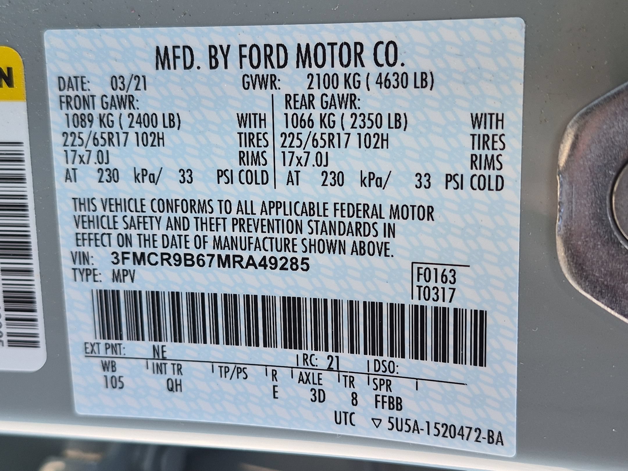 Used 2021 Ford Bronco Sport Big Bend AWD/4WD image 35