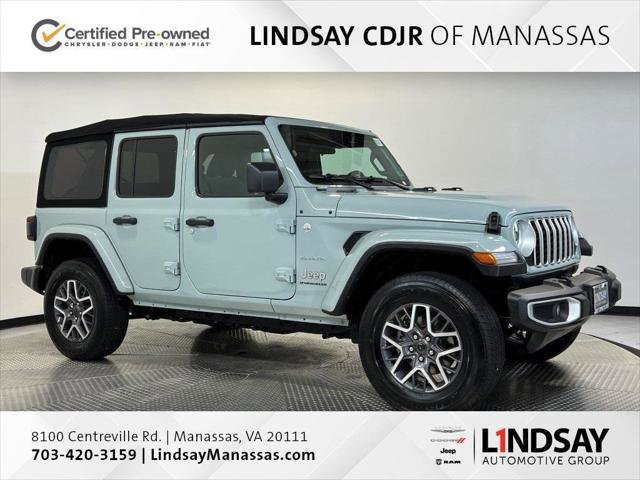 Certified 2024 Jeep Wrangler Sahara w/ Safety Group image 1