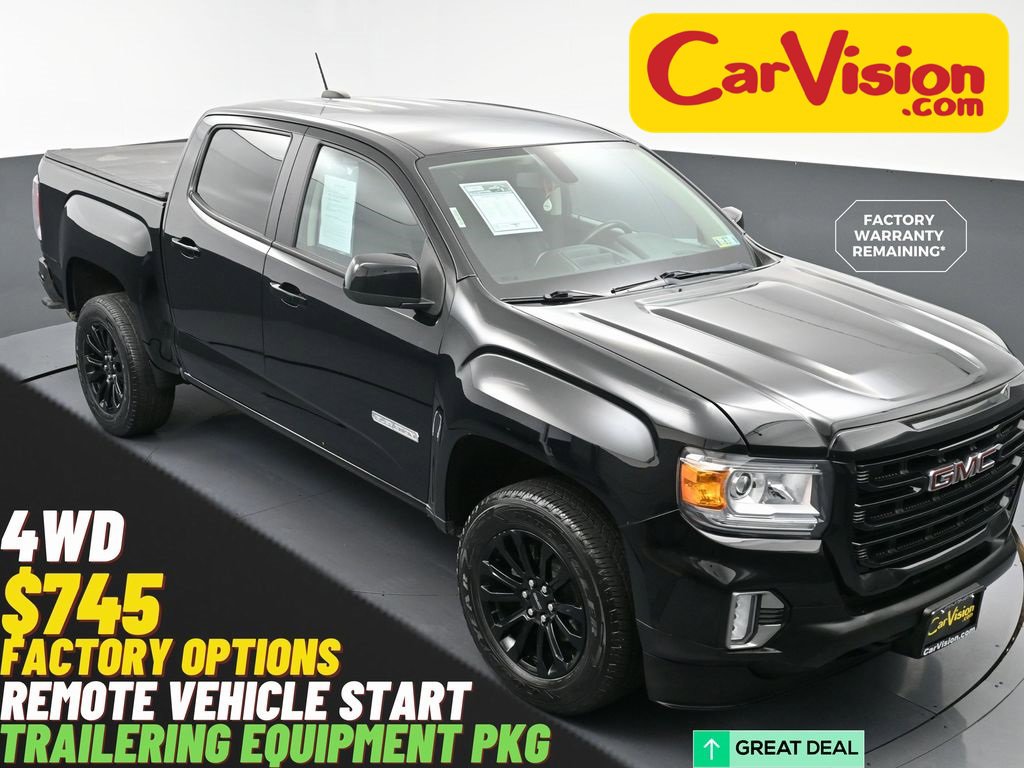 Used 2022 GMC Canyon Elevation w/ Trailering Package image 1