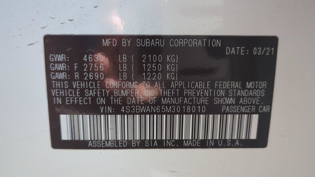Used 2021 Subaru Legacy Limited AWD/4WD image 25