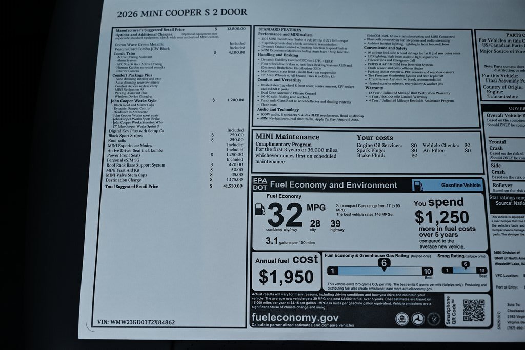 New 2026 MINI Cooper S image 40