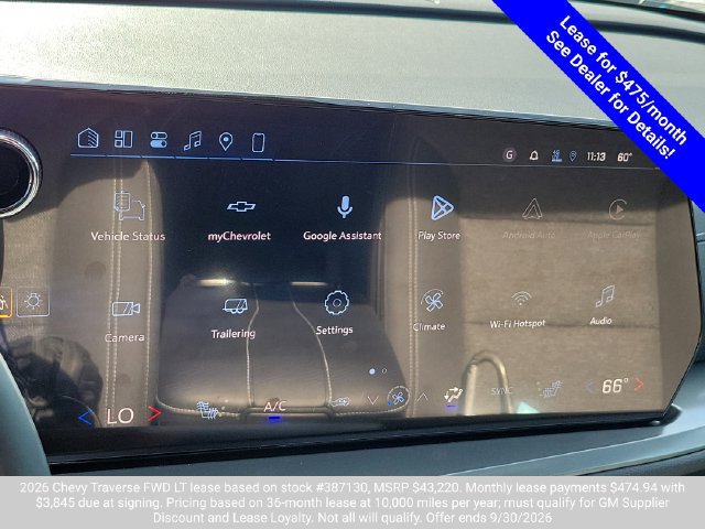 New 2027 Chevrolet Traverse LT w/ LPO, Floor Liner Package FWD image 21