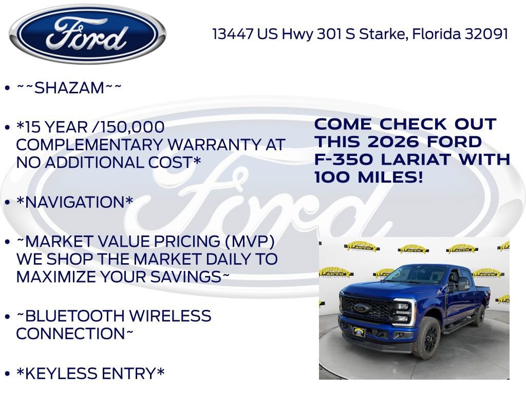 New 2026 Ford F350 Lariat w/ Black Appearance Package AWD/4WD image 5