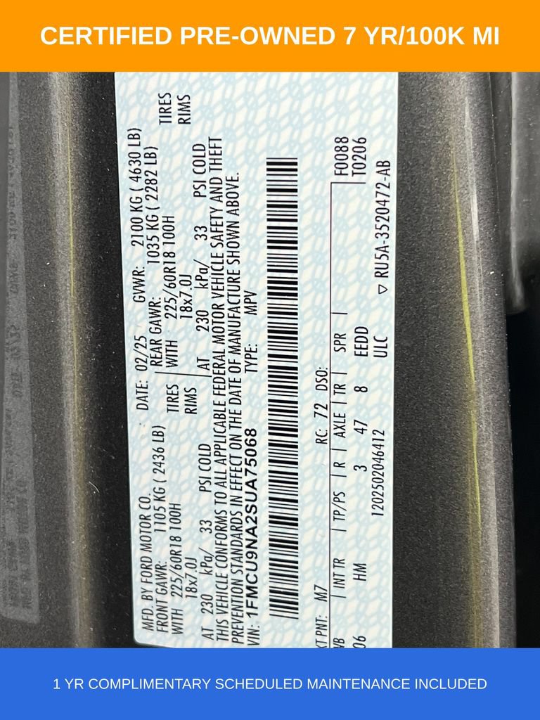 Used 2025 Ford Escape ST-Line Select AWD/4WD image 33