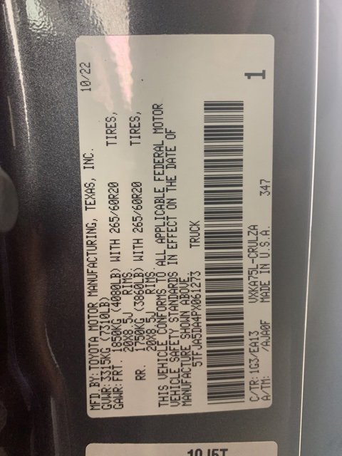 Used 2023 Toyota Tundra Limited w/ TRD Off-Road Package image 29